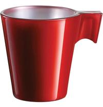 LUMINARC FLASHY XÍCARA EXPRESSO 6x6x6cm 80ml VIDRO TEMPERADO VERMELHO