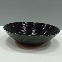 LUMINARC HARENA SALADEIRA 4x16x16cm 450ml VIDRO TEMPERADO PRETO 6PÇ