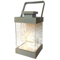 Luminária 14 Leds de Pendurar / Bancada Cinza 19x10,5cm