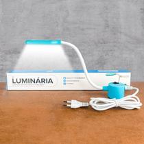 Luminária 15 LEDs TOUCH com Base Imantada para Máquina de Costura Flexível e Potente Iluminação Direcionada