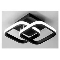 Luminária 2 Anéis Quadrado