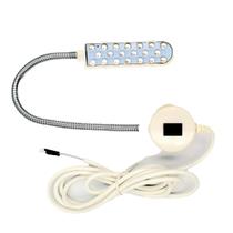 Luminária 20 Lâmpada De Led Negra Neon Cabo Flexível Costura