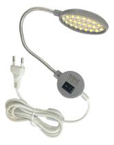 Luminária 20 Led Lâmpada Bocal Fixação Magnética Maq Costura