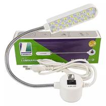Luminaria 20 Leds Haste Flexivel Maquina Costura Bivolt Lanmax - LM-20
