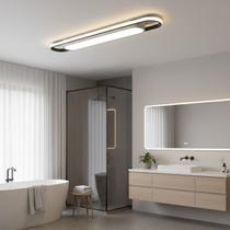 Luminária 3 em 1 Três Tons de Luz LED Sobrepor Bivolt Elegante Difusor Central e Lateral Longa 80cm