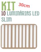 Luminária 30 cm LED Sem Fio Sensor Movimento Kit 10 Unidades Atacado Revenda Luminária 30 cm LED Sem Fio Sensor Movimento Kit 10 Unidades Atacado Revenda