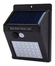 Luminária 30 Leds Com Sensor De Presença Arandela Solar