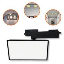 Luminária 30w Linear Difusa Painel Para Trilho Eletrificado