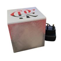 Luminária 3D Abajur LED Quarto Sala Mesa Flamengo Presente Luminária 3D Abajur LED Quarto Sala Mesa Flamengo Presente