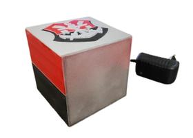 Luminária 3D Abajur LED Quarto Sala Mesa Flamengo Presente