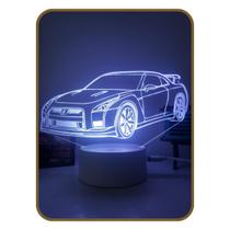 Luminária 3d Led 16 Cores Carro Esportivo Gt 36 Decoração Criativa Luminária 3d Led 16 Cores Carro Esportivo Gt 36 Decoração Criativa