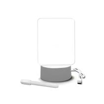 Luminária 3D LED com Quadro para Mensagens Art House