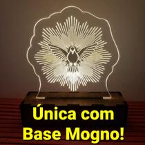 Luminária 3d Led Espírito Santo Abajour - Base 15cm - By Hands