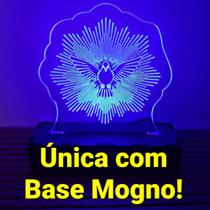 Luminária 3d Led Espírito Santo Abajour - Base 15cm