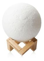 Luminaria 3D Lua Cheia 15Cm Usb Touch 4 Cores Não Regarregav