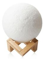 Luminaria 3D Lua Cheia 15Cm Usb Touch 4 Cores Não Regarregav