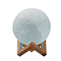 Luminaria 3D Touch Lua Cheia Abajur Led Decoracao Usb