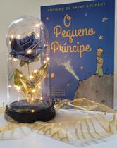 Luminária A Rosa Encantada Brilhante Azul O Pequeno Príncipe