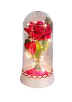 Luminária A Rosa Encantada com Aplique A Bela e A Fera Luminária A Rosa Encantada com Aplique A Bela e A Fera