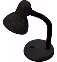 Luminária Abajour de Mesa Biv Preto Cads Luminária Abajour de Mesa Biv Preto Cads