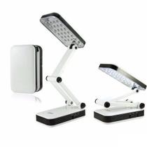 Luminária Abajur 24 Led Recarregável Dobravel Portátil Luminária Abajur 24 Led Recarregável Dobravel Portátil