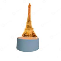 Luminária Abajur 3D Torre Eiffel 3K/4K/6,5K - LED