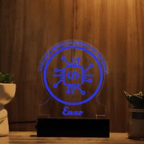 Luminária Abajur Análise e Desenvolvimento de Sistemas LED Azul Luminária Abajur Análise e Desenvolvimento de Sistemas LED Azul