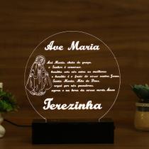 Luminária Abajur Ave Maria LED Branco Luminária Abajur Ave Maria LED Branco