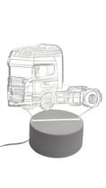 Luminária Abajur Caminhão Carreta Display Acrílico Led 3d Mesa Quarto Namorado Luz Presente Pai Filho Avo Namorado Luminária Abajur Caminhão Carreta Display Acrílico Led 3d Mesa Quarto Namorado Luz Presente Pai Filho Avo Namorado