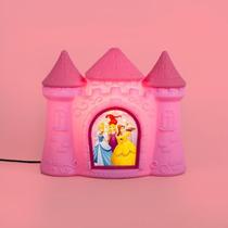 Luminaria Abajur Castelo Princesas Disney Mesa Decoraçao