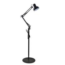 Luminaria Abajur Chao Articulada Pedestal Metal E27 Flexivel Sala Estar Quarto Mesa Leitura Trabalho Iluminaçao