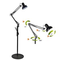 Luminaria Abajur Chao Articulada Pedestal Metal E27 Iluminaçao Quarto Sala Mesa Sofa Estudos Trabalho Leitura Decoraçao Luminaria Abajur Chao Articulada Pedestal Metal E27 Iluminaçao Quarto Sala Mesa Sofa Estudos Trabalho Leitura Decoraçao
