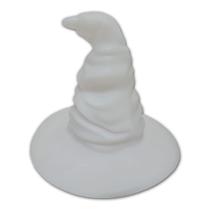 Luminária Abajur Chapéu Seletor Branco com RBG Harry Potter