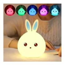 Luminária Abajur Coelhinho de Silicone Luminária Abajur Coelhinho de Silicone