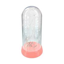 Luminária Abajur Cúpula Redoma LEDs Luzes de Fadas