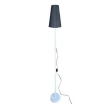 Luminária Abajur De Chão Reta Com Cúpula De Tecido Modelo Cone - Coluna De Luz - Ideal para uma meia luz na sala, escritório
