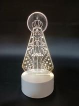 Luminária Abajur de Led Nossa Senhora 3D 4W