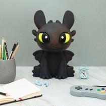 Luminária Abajur De Mesa Dragão Banguela Usare Bivolt 3D Led Decorativa Casa Sala Quarto Escritório Infantil Menino Menina Presente Estante Rack