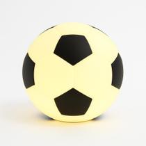 Luminária Abajur De Mesa Grande Bola De Futebol Preto Luminária Abajur De Mesa Grande Bola De Futebol Preto