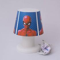 Luminária Abajur de Mesa Homem Aranha Marvel Luminária Abajur de Mesa Homem Aranha Marvel