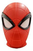 Luminária Abajur De Mesa Homem Aranha Vermelho Spider Man Head Infantil Led 3D Menino