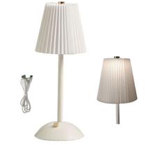 Luminaria Abajur de Mesa Led 3 Tons USB Bateria Recarregavel Casa Sala Quarto Cabeceira Trabalho Escritorio Recepçao Decoraçao Iluminaçao Moderno