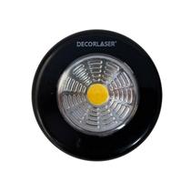 Luminária Abajur De Mesa Mini de Toque Botton LED Decorlaser