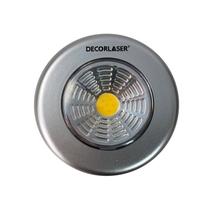 Luminária Abajur De Mesa Mini de Toque Botton LED Decorlaser