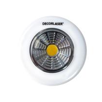 Luminária Abajur De Mesa Mini de Toque Botton LED Decorlaser