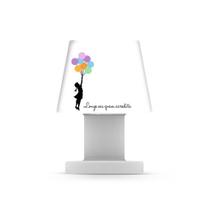 Luminária Abajur de Mesa Pequena Quem Acredita Luminária Abajur de Mesa Pequena Quem Acredita