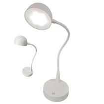 Luminaria Abajur de Mesa Touch Led 3 Tons Flexivel USB Bateria Recarregavel Quarto Sala Cabeceira Escritorio Iluminaçao Decoraçao