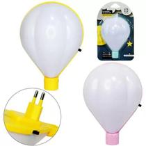 Luminária Abajur de Tomada Bivolt Balão Led Color