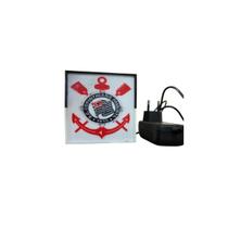 Luminária Abajur De Tomada Led 3d Corinthians - Licenciado