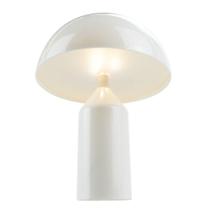 Luminária Abajur Decoração Cogumelo 19cm Branco - Taimes